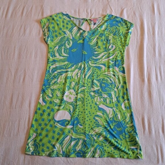 Lilly Pulitzer girls size Large tshirt dress - Picture 1 of 3